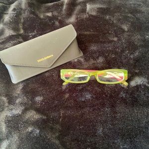 Dolce & Gabbana eyeglasses.